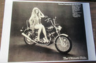 Norton Lady Godiva Hi Rider Commando Ultimate Ride Motorcycle Poster  D