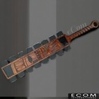 Custom Made Aztec Sword  Handmade Macuahuitl War Club  Aztec Martial Arts Tool
