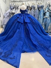 Big Long Bow For Quinceanera Dress Sweet 16 Dress Accessories Custom Color