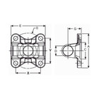 3-2-1579 Drive Shaft Flange Yoke   Ford F150 1997-2004   1350 Series