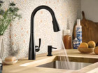 Moen Essie Touchless One-handle High Arc Kitchen Faucet - Matte Black 87014ewbl