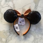 Disney Minnie Mouse Ears Halloween Candy Corn Sequins Festive Os Disneyland