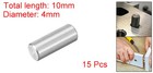 15pcs Dowel Pins M4 4mm  X 10mm Stainless Steel Shelf Support Peg Pin Rod