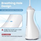 Sejoy 6 Jet Tip Dental Water Flosser Oral Irrigator Teeth Cleaner 5mode Cordless