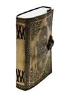 Handmade Dragon Embossed Leather Journal Brown Vintage Writing Notebook Diary