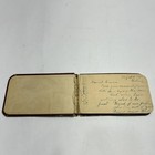 1890s Decorative Pocket Journal Small Notebook -    autographs    - Written In