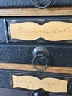 The Globe-wernicke Co  Antique Wood Filing Cabinet W  Drawers   Pulls 58x41x17