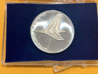 Israel 1972 Aviation Proof Coin 26g Silver  original Case   Coa   Item  015