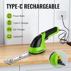 Workpro Cordless Grass Shear   Shrubbery Trimmer - 2 In 1 Handheld 7 2v