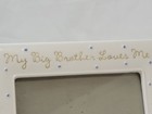 Amscan My Big Brother Loves Me Ceramic Picture Frame 4x6 Baby Nursery Decor