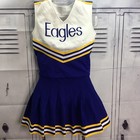 Cheerleading Uniform Vintage Cheerleader Adult Sm Eagles