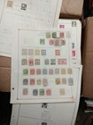 10 Album Pages Of World Wide Stamps 1850 s - 1940 s Randomly Picked