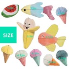 19 Pack Puppy Squeaky Dog Toys Set Plush Puppies cute Chew Pets Dog With Sque   