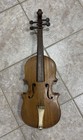 Old 1700s Baroque Unbranded Violin  Case  Bow France  germany   Needs Repair