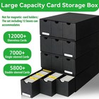 Trading Card Storage Box  12000  Bulk Cardboard Card Stroage Box With 12 Draw   
