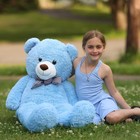 47 Inch Cute Giant Teddy Bear Big Huge Stuffed Bear Large Soft Plush Toy Blue