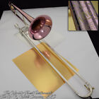 1934 Vintage King H  N  White  2b  Liberty Trombone Pearl