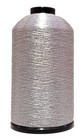 Yenmet Metallic Embroidery Thread - 5000 Meter King Size Spool - Silver Sn-1