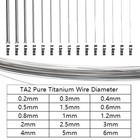 Ta2 Pure Titanium Wire Diameter 0 2 6mm Metal Wires Various Length Metalworking
