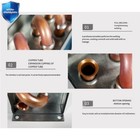 Refrigerator Freezer Condenser Radiator Aluminum Fin Copper Tube Heat Exchanger