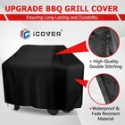 Bbq Gas Grill Cover Barbecue Waterproof Outdoor Heavy Duty Uv Protection 57 Inch