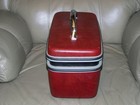 Vintage Samsonite Silhouette Make Up Train Case Luggage Suitcase No Key Or Tray