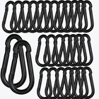 60pcs 3   Spring Snap Hook Carabiners  M8 5 16inch Galvanized Steel Quick Lin   