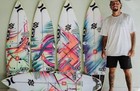 Fcs Stickers Set 9    Oneill Fcs Fins 2 Surfing Stickers Rvca Mayhem Futures Lost