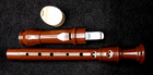 Vintage Dolmetsch Descant Recorder - Made In England - Brown W  Original Box
