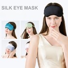 Imitation Silk Sleep Eye Mask Light Blocking Double-sided Silk Ice Silk New Hot
