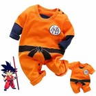 New  Newborn Baby Boys  Romper Goku Cosplay Costume Jumpsuit Playsuit Hot    