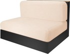 Rv Dinette Cushion Cover-loveseat Sofa Rv Camper Cushion Covers-washable Beige