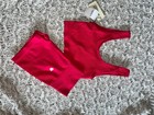 Forever 21 Activewear Pink Ribbed Sports Bra And Shorts Set