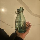 Antique Bottle Lot Rare Blue Green Glass Read Description 