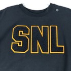 Saturday Night Live Season 50 Sweatshirt S Black Gold Snl Embroidered Patch