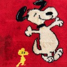 Vintage 70s Peanuts Snoopy Woodstock Latch Hook Rug Wall Hanging 44in X 32 In