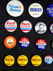 22 Count Vintage Political Pin Buttons   1930 s 3 Flowers Vintage Powder Box