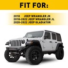 Pair Sun Visor Clip Repair Kit For Jeep Wrangler Jk Jl Gladiator Jt 2018-2022