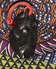 Maneki Neko      Luckycatbell   castiron With Cord   1983 Kotobuki   san Francisco   japan