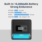 Sony Fw50   Fz-100 Dual Battery Charger W lcd Screen And 10 000mah Power Bank