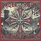 Large Size Knight Templar Cross Patch Iron On Religious Military Applique