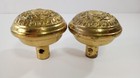 Two Brass Victorian Style Ornate Door Knobs Doorknob
