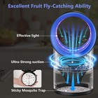 Fruit Fly Trap For Indoors  Blue Bug Zapper Indoor With Suction   Timer