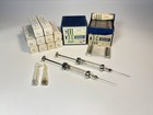 Rare New   Antique Medical Glass Syringe  s      2ml  10-piece Set      1970s