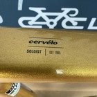 Mint  Cervelo Soloist 56cm Gold Dust Disc Brake Carbon Road Bike Frameset 2840g