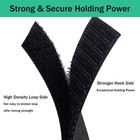Hook And Loop Strips 2 Inch  Sew On Fastener  Black Fabric