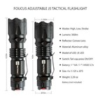 New J5 Tactical Led Flashlight Clip Mini Light  Pocket Extra Bright  1  Aa Batt 