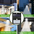 Waterproof Led Solar Powered Light Pir Motion Sensor Outdoor Lamp Wall Garden