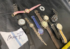 Wristwatch Lot Watches And Parts Wrangler Hero Guess Fossil Infinity Ice Estate