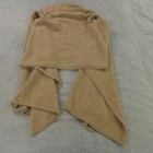Ct Plage Sweater Wrap Womens One Size Camel Tan Racoon Fox 2 Way Stole